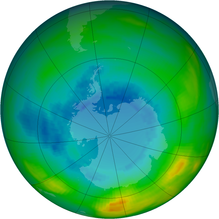 Ozone Map 1983-09-02
